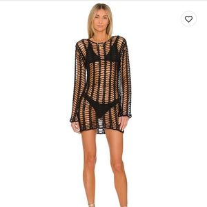 SUPERDOWN Crochet Mini Dress